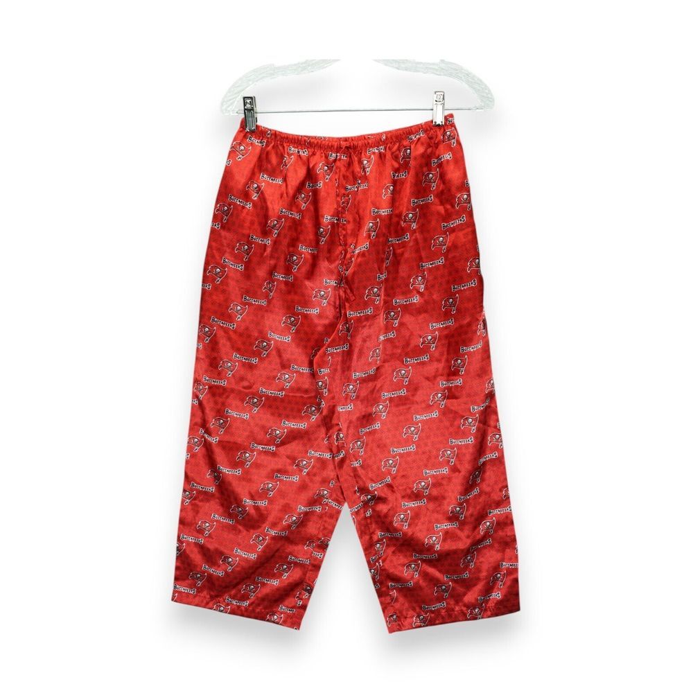 Tampa‎ Bay Buccaneers NFL Pajama Lounge Set Size Medium Women's Satin